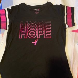 NWOT CANCER AWARENESS T SHIRT CUTE FOR THE  CAUSE